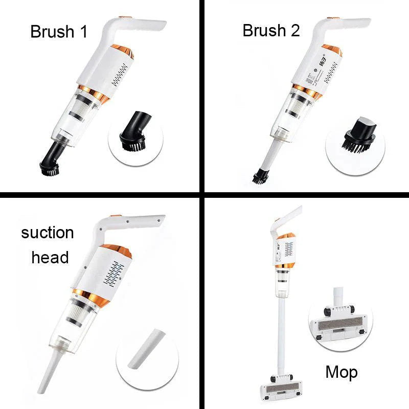 3-in-1 Cordless Vacuum Cleaner - Handheld, Upright & Mini