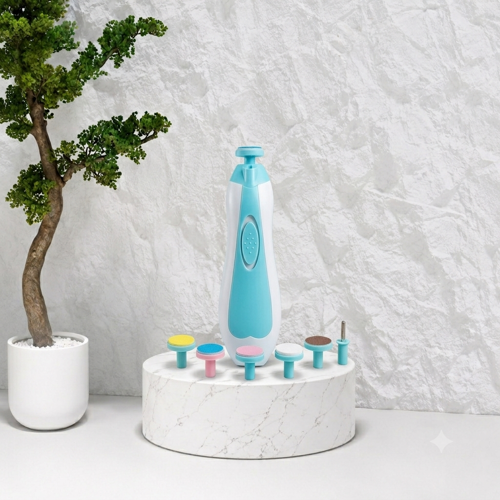 Baby Nail Trimmer - Safe Electric Nail Care Set