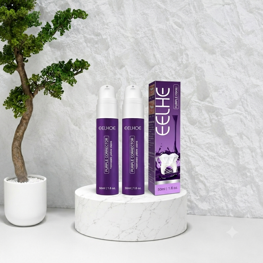 Purple Whitening Toothpaste - Brightens & Freshens Smile