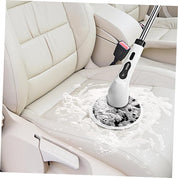 Electric Spin Scrubber, Electric Cleaning Brush with 8 Replaceable Brush Heads,Cordless Rechargeable Bathroom Scrubber with Detachable Handle,Waterproof Shower Power Scrubber for Bathroom Kitchen Car Brand