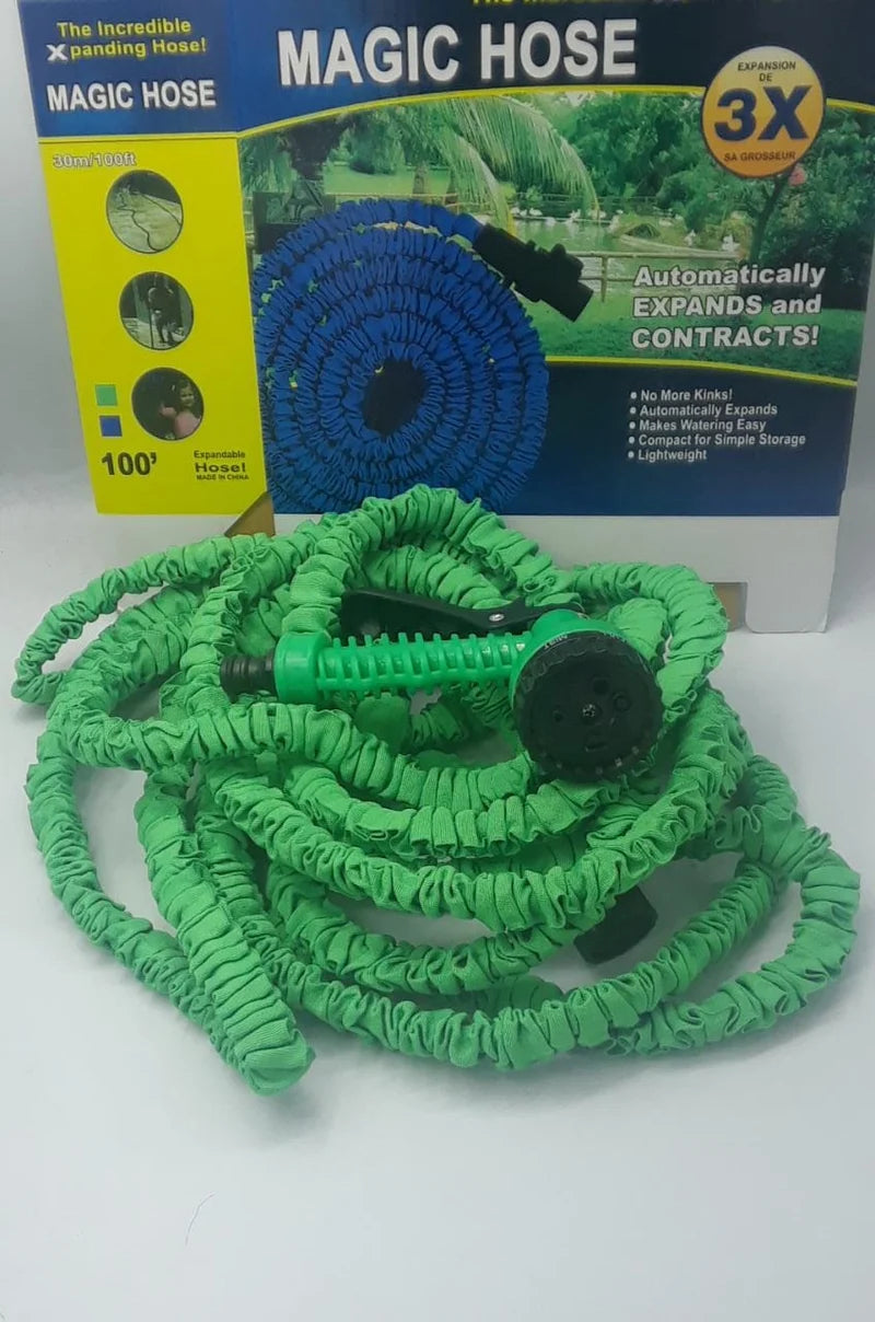 2026 New Expandable Magic Hose, High-Pressure Car Wash, 7Water Spraying Functions, Water Gun, Home Garden Watering Hose