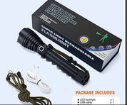 P90 LED Rechargeable Laser Flashlight