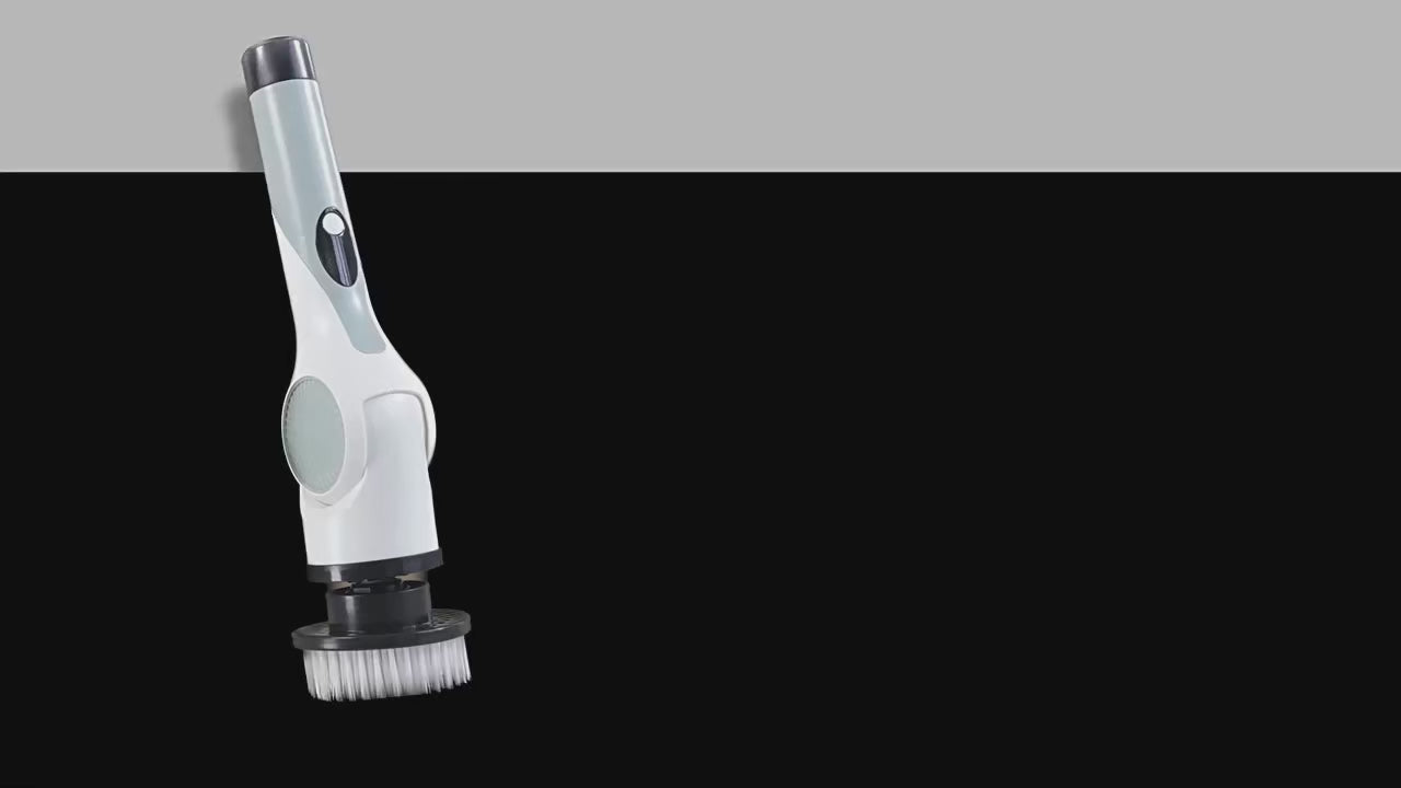 Electric Spin Scrubber, Electric Cleaning Brush with 8 Replaceable Brush Heads, Cordless Rechargeable